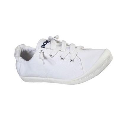 Női Skechers BOBS Beach Bingo - Ditch Day Slip Ons Fehér | HUA9493