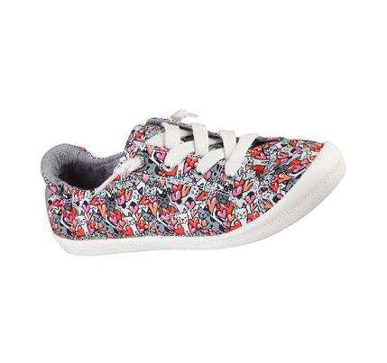 Női Skechers BOBS Beach Bingo - Feline Love Slip Ons Színes | HU7874B