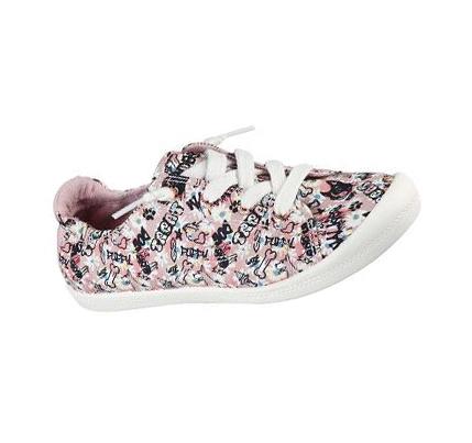 Női Skechers BOBS Beach Bingo - Treat Walkies Alkalmi Cipő Rózsaszín | HU79745