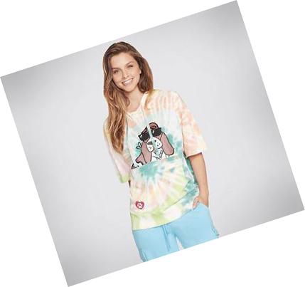 Női Skechers BOBS Cool Dawg Pouch Pals Kapucnis Pulóver Színes | HU3934L
