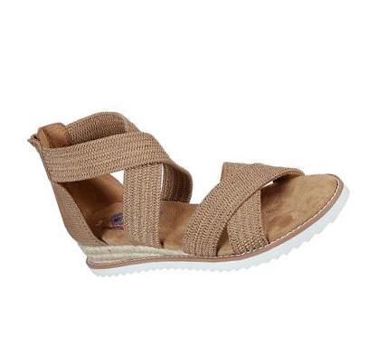 Női Skechers BOBS Desert Kiss - Desert Nights Szandál Barna | HU52010