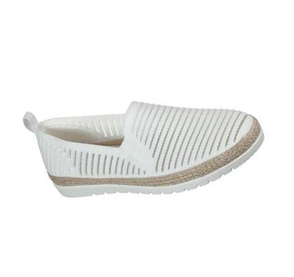Női Skechers BOBS Flexpadrille 3.0 - Pastel Sky Slip Ons Fehér | HU4929B