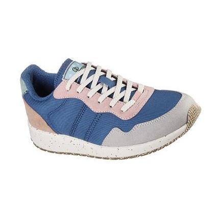 Női Skechers BOBS Groove - Club Change Alkalmi Cipő Sötétkék Színes | HU7999D