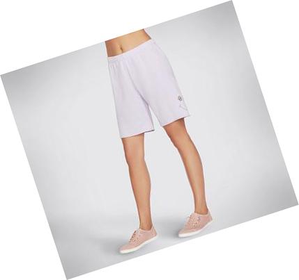 Női Skechers BOBS Happy Paws Furmuda Rövidnadrág Levendula | HU59094