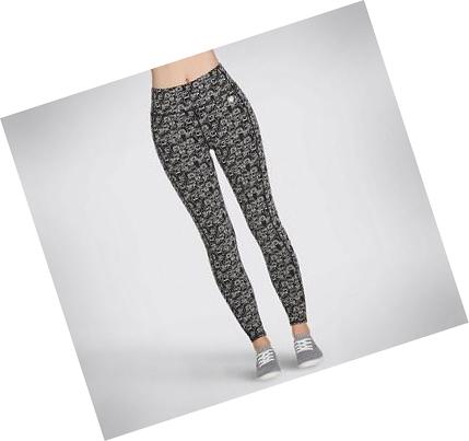 Női Skechers BOBS Heart Eyes Leggings Fekete | HU5694A