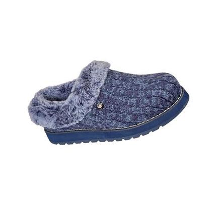 Női Skechers BOBS Keepsakes - Ice Angel Papucs Sötétkék Kék | HU63553