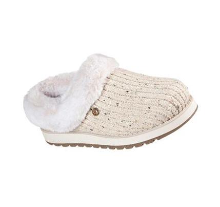 Női Skechers BOBS Keepsakes - Instant Flash Papucs Bézs | HU64010