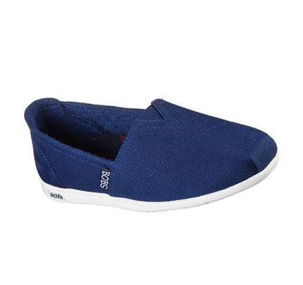 Női Skechers BOBS Plush Arch Fit - For3ver Luv Slip Ons Sötétkék | HU51790