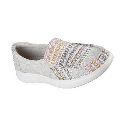 Női Skechers BOBS Skipper - Beach Crush Slip Ons Bézs Színes | HU6604A