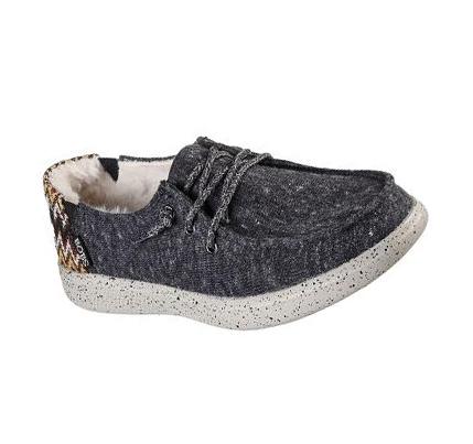 Női Skechers BOBS Skipper - Cozyville Papucs Szürke | HU6428L