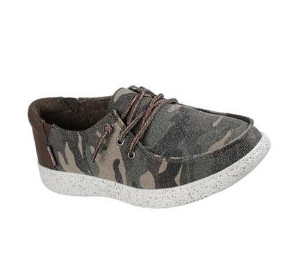 Női Skechers BOBS Skipper - Dream Discover Slip Ons Camo | HUI063D