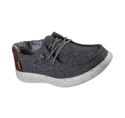 Női Skechers BOBS Skipper - Fuzzy Frenzy Slip Ons Szürke | HU6549D