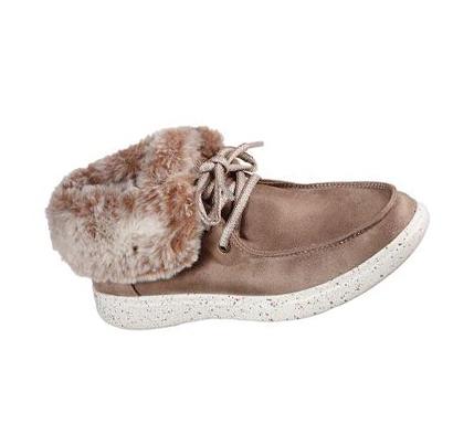 Női Skechers BOBS Skipper - Hang Glider Csizma Szürke Barna | HUI427D