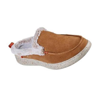 Női Skechers BOBS Skipper - Modern Mix Papucs Barna | HU6353X