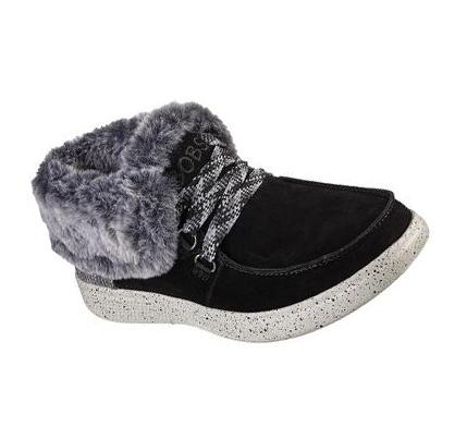 Női Skechers BOBS Skipper - Mushers Delight Csizma Fekete | HU7763B