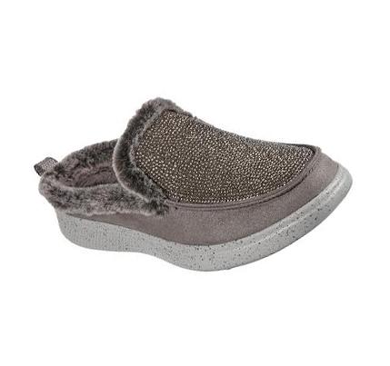 Női Skechers BOBS Skipper - Outward On Papucs Szürke | HU63514
