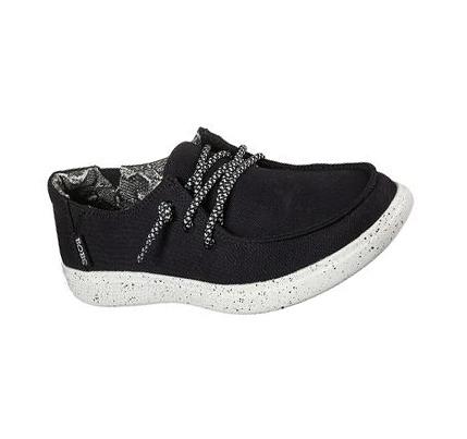 Női Skechers BOBS Skipper - Tide Pool Slip Ons Fekete | HU6554K