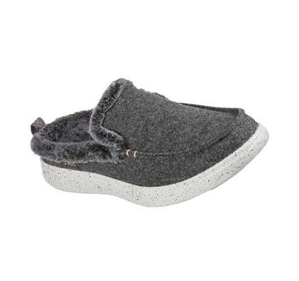 Női Skechers BOBS Skipper - Wild Wooly Slip Ons Szürke | HU4254C