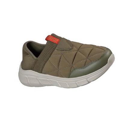 Női Skechers BOBS Sport B Flex - Mighty Puff Slip Ons Olivazöld | HU6254L