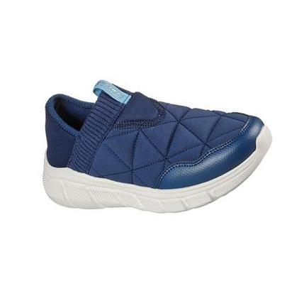 Női Skechers BOBS Sport B Flex - Mighty Puff Slip Ons Sötétkék | HU62798