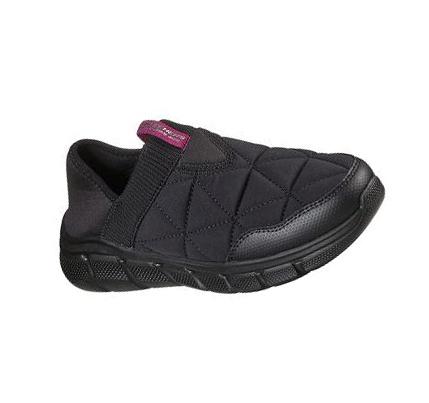 Női Skechers BOBS Sport B Flex - Mighty Puff Slip Ons Fekete | HU63040