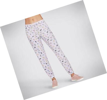 Női Skechers BOBS Spotted Dog Jogger Nadrág Levendula | HU5247G