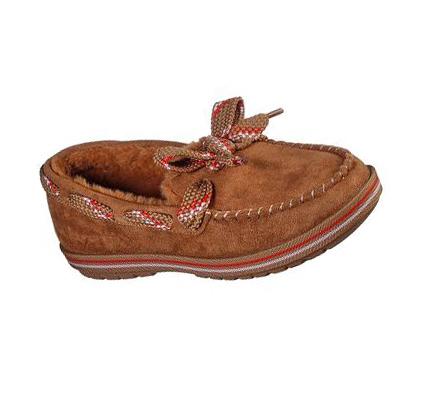 Női Skechers BOBS Too Cozy - Téli's End Papucs Barna | HU62513