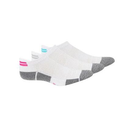 Női Skechers Bamboo Low Cut - 3 Pack Zokni Fehér | HU3284L