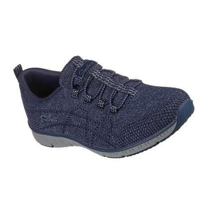 Női Skechers Be-Cool - Mood Boost Slip Ons Sötétkék | HUA8713