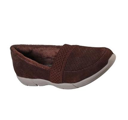 Női Skechers Be-Lux - Moonlight Stroll Slip Ons Csokoládé | HUA571D