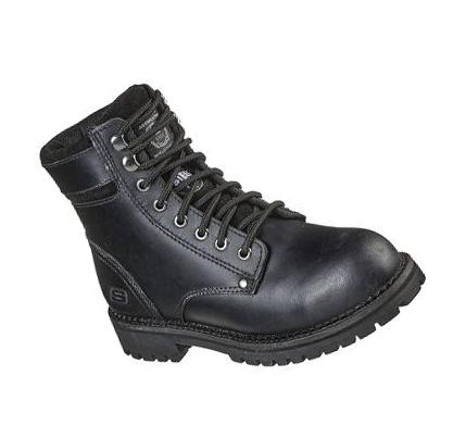 Női Skechers Brooten ST Munkacipő Fekete | HU6171X