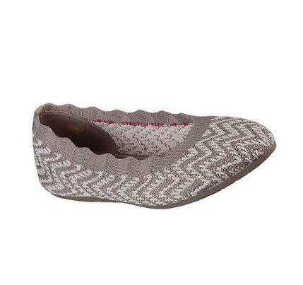 Női Skechers Cleo 2.0 - Like Treasure Flats Szürke Barna | HUA953B