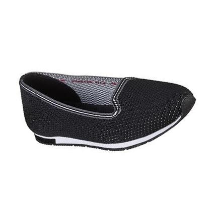 Női Skechers Cleo Jogger - Quick-Wit Flats Fekete Fehér | HUA903D