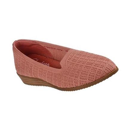 Női Skechers Cleo Sawdust Slip Ons Rózsaszín | HU4779G