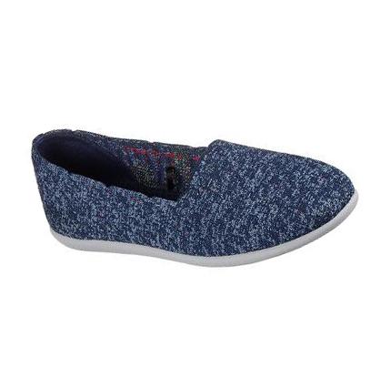 Női Skechers Cleo Sport - Soo Groovy Flats Sötétkék Kék | HUA803G