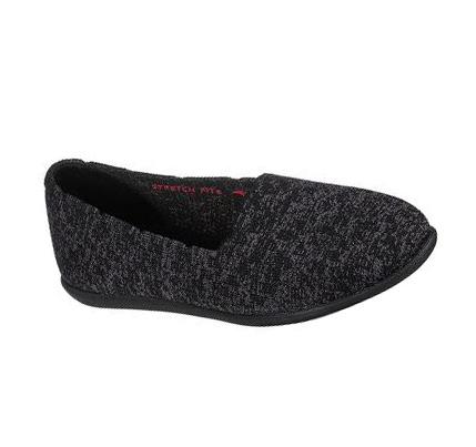 Női Skechers Cleo Sport - Soo Groovy Flats Fekete Szürke | HUA805D