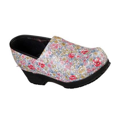 Női Skechers Clog SR - Candaba Munkacipő Színes | HU5171D