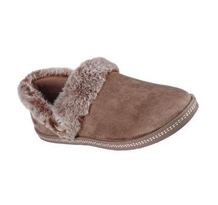 Női Skechers Cozy Campfire - Fresh Toast Papucs Barna | HU6228L