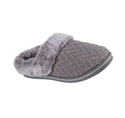 Női Skechers Cozy Campfire - Home Essential Papucs Szürke | HU6178C