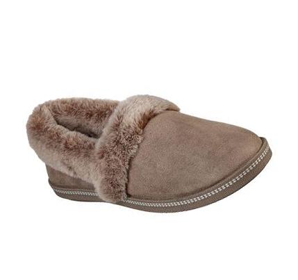 Női Skechers Cozy Campfire - Team Toasty Papucs Sötétbarna | HU62018