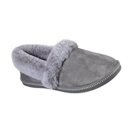 Női Skechers Cozy Campfire - Team Toasty Papucs Szürke | HU6205D
