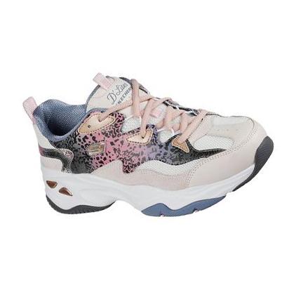 Női Skechers D'Lites 4.0 - Natural Habitat Tornacipő Bézs Színes | HU5148A