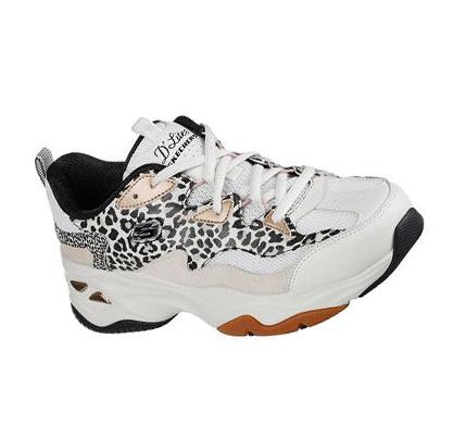 Női Skechers D'Lites 4.0 - Natural Habitat Tornacipő Leopárd | HU5173Q
