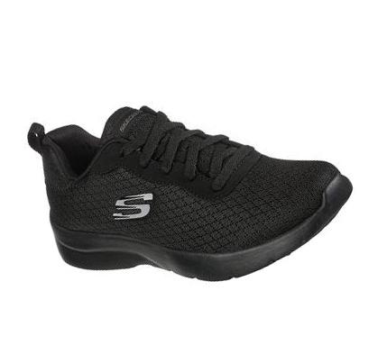 Női Skechers Dynamight 2.0 - Eye to Eye Edzőcipő Fekete | HUI748L