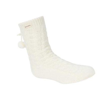 Női Skechers Fleece Bélelt GO LOUNGE Crew - 2 Pack Zokni Fehér | HU3484A