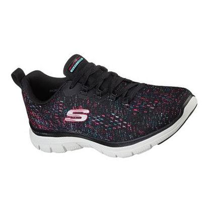 Női Skechers Flex Appeal 4.0 - Vivid Spirit Edzőcipő Színes | HUI948A