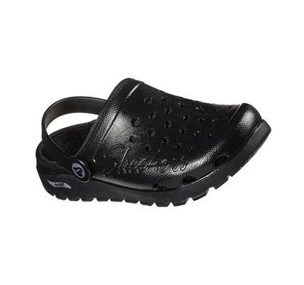 Női Skechers Foamies: Arch Fit Bélelt Footsteps - Cozy Up Slip Ons Fekete | HU5754L