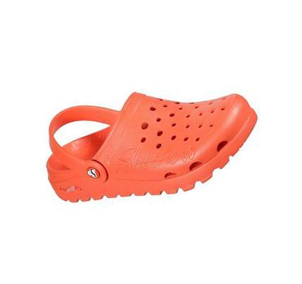 Női Skechers Foamies: Arch Fit Footsteps - Pure Joy Slip Ons Narancssárga | HU5804L