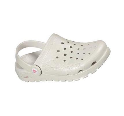 Női Skechers Foamies: Arch Fit Footsteps - Pixie Dust Slip Ons Fehér | HU5954A