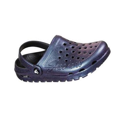 Női Skechers Foamies: Arch Fit Footsteps - Pixie Dust Slip Ons Fekete Színes | HU6004A